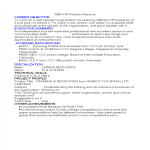 template topic preview image MBA HR Fresher Resume