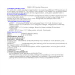 MBA HR Fresher Resume gratis en premium templates