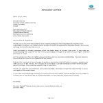 Apology Letter for mistake to customer template gratis en premium templates