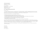 template topic preview image Female Cover Letter