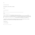 Request For Job Appointment Letter template gratis en premium templates