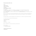 template topic preview image Sample Internship Offer Letter