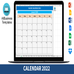 template preview imageCalendar 2022