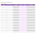 password list worksheet template gratis en premium templates