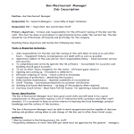 Bar Restaurant Manager Job Description gratis en premium templates