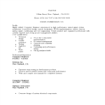 IT Engineering Student Resume gratis en premium templates