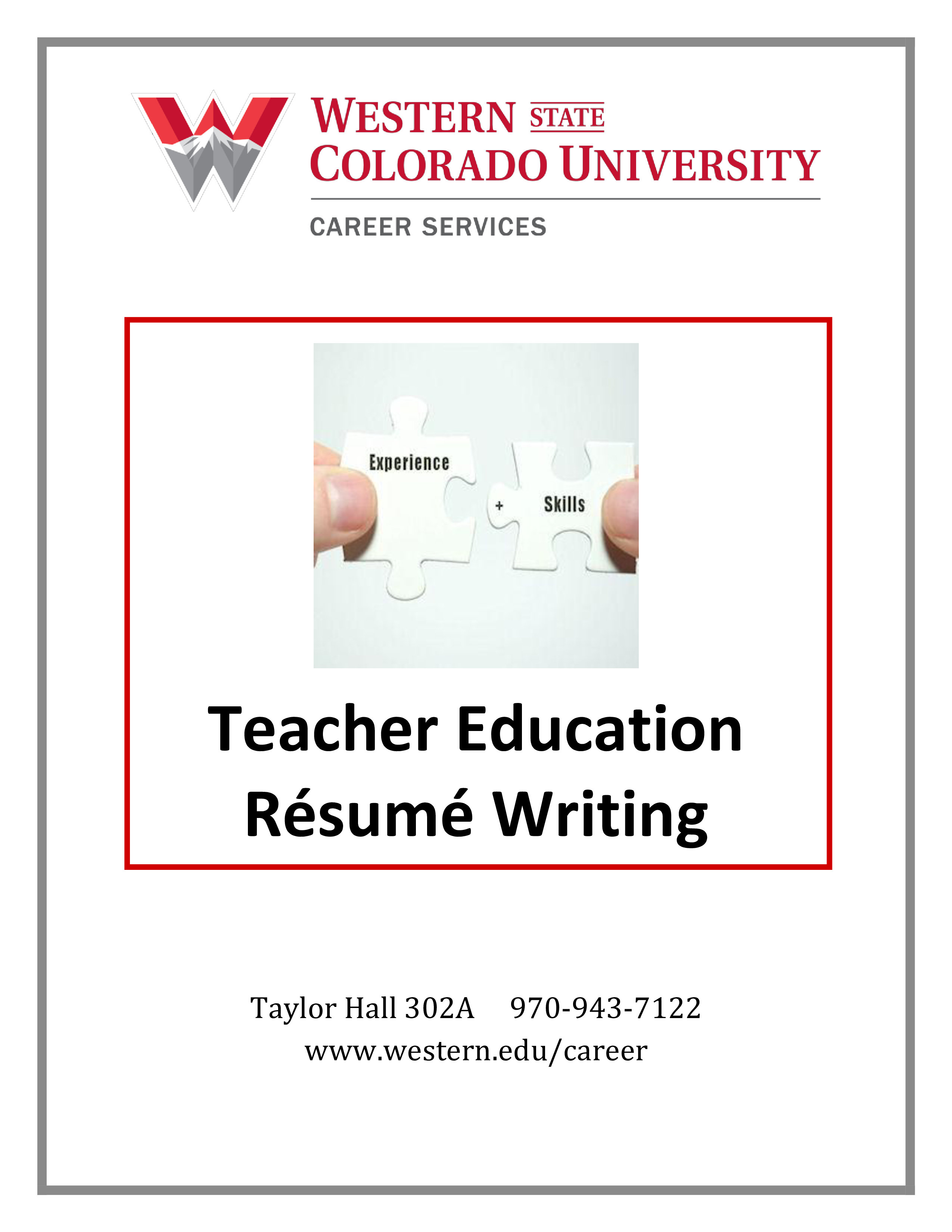 teacher education resume template