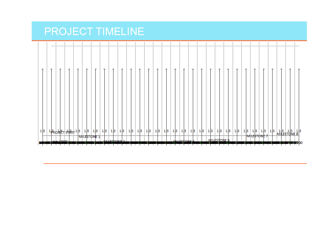 Timeline worksheet template main image
