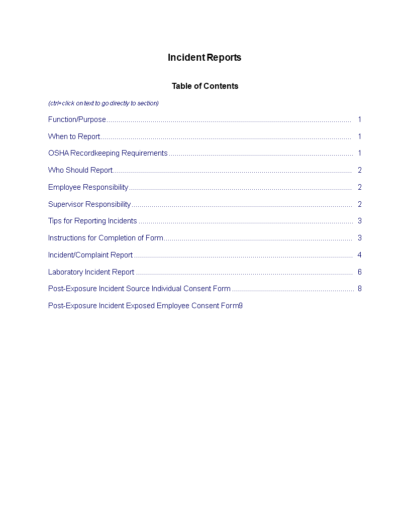 Employee Accident Incident Report  Templates at Throughout Medication Incident Report Form Template