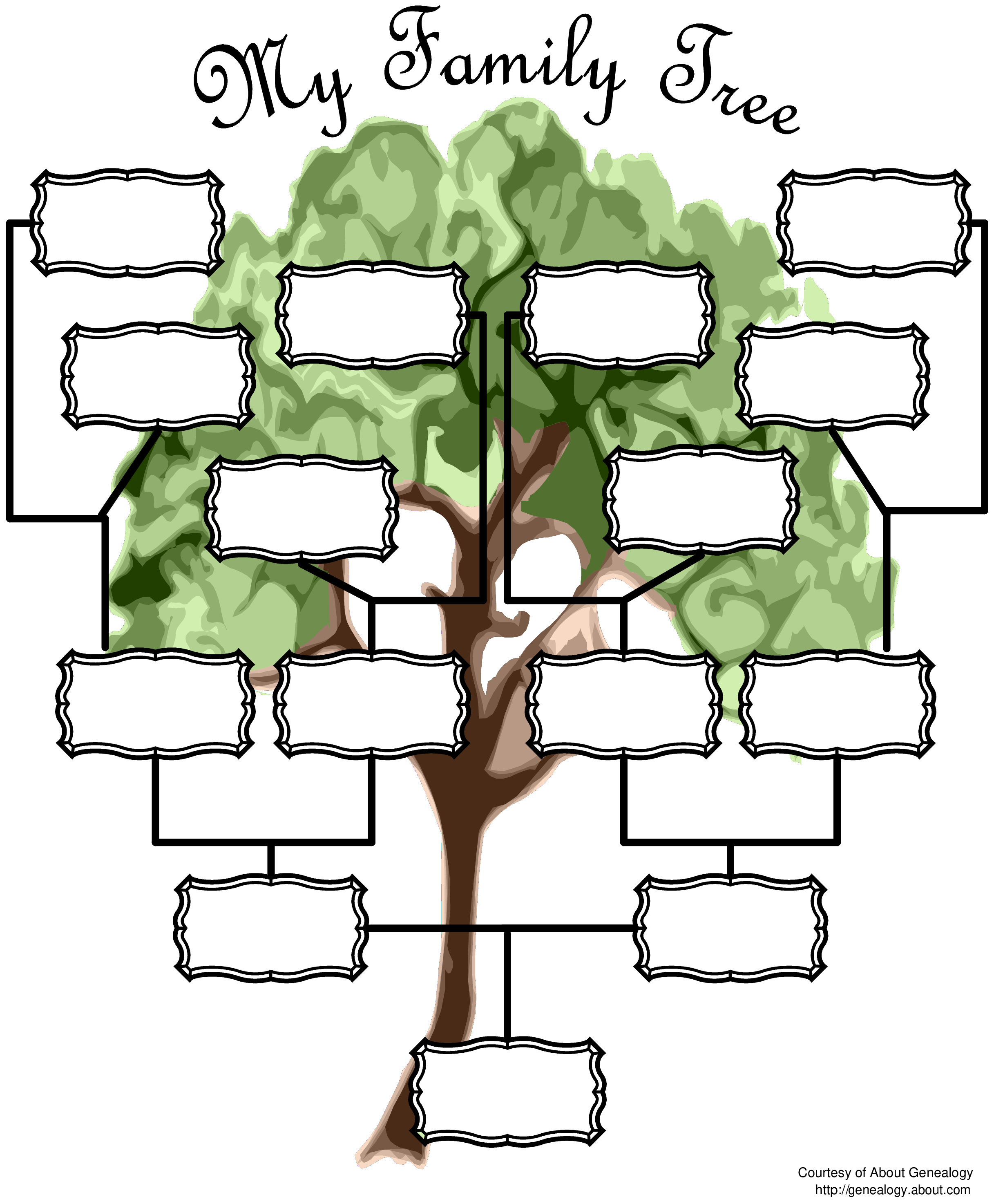 Free Family Tree Template Printable Printable Templates