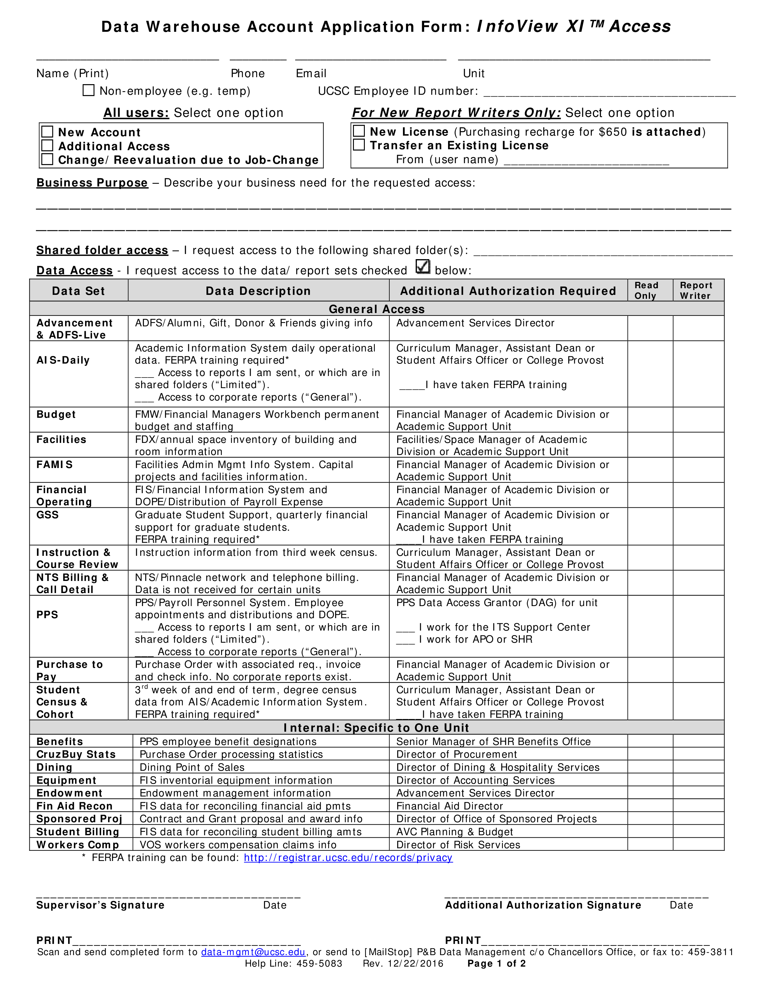 infoview application plantilla imagen principal