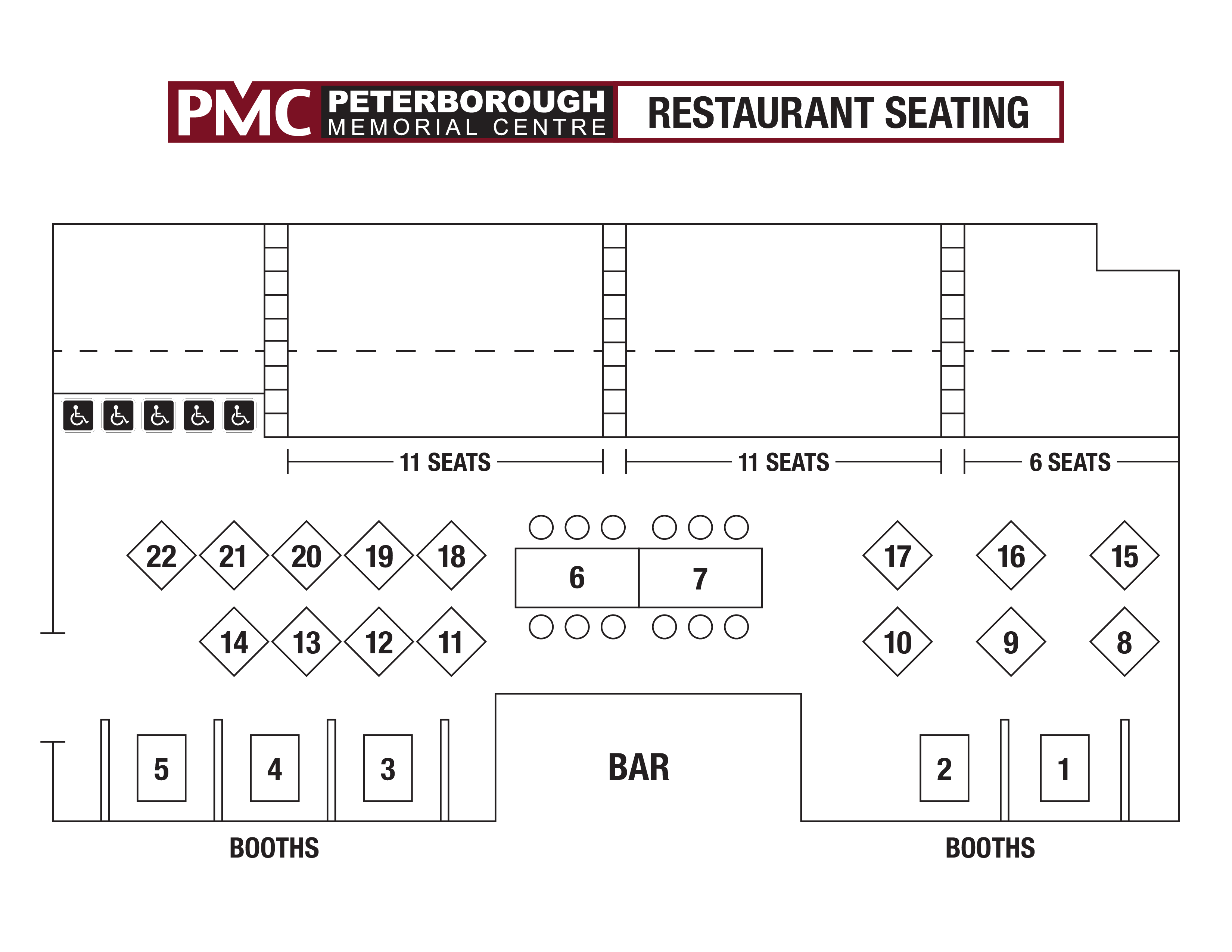 Restaurant Seating Chart Template