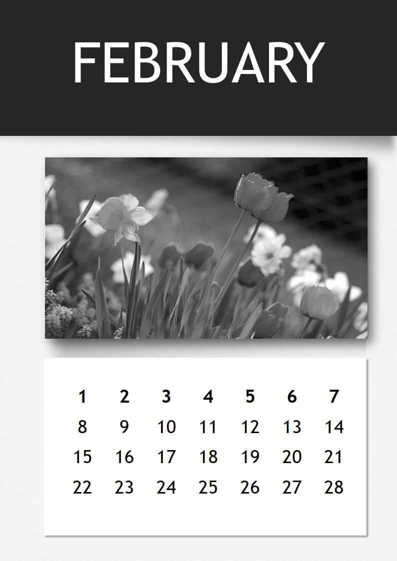 annual calendar ppt template modèles