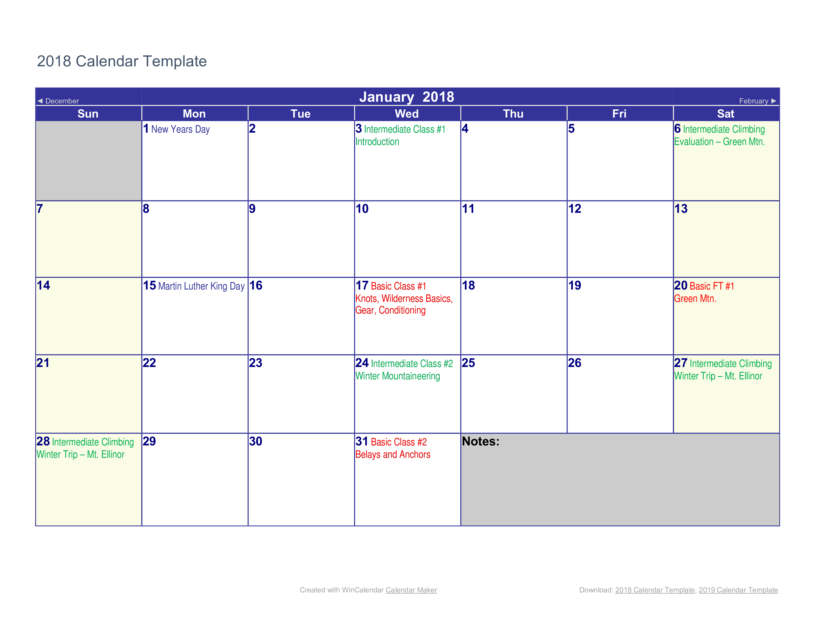 Printable Calendar Example Templates At Allbusinesstemplates