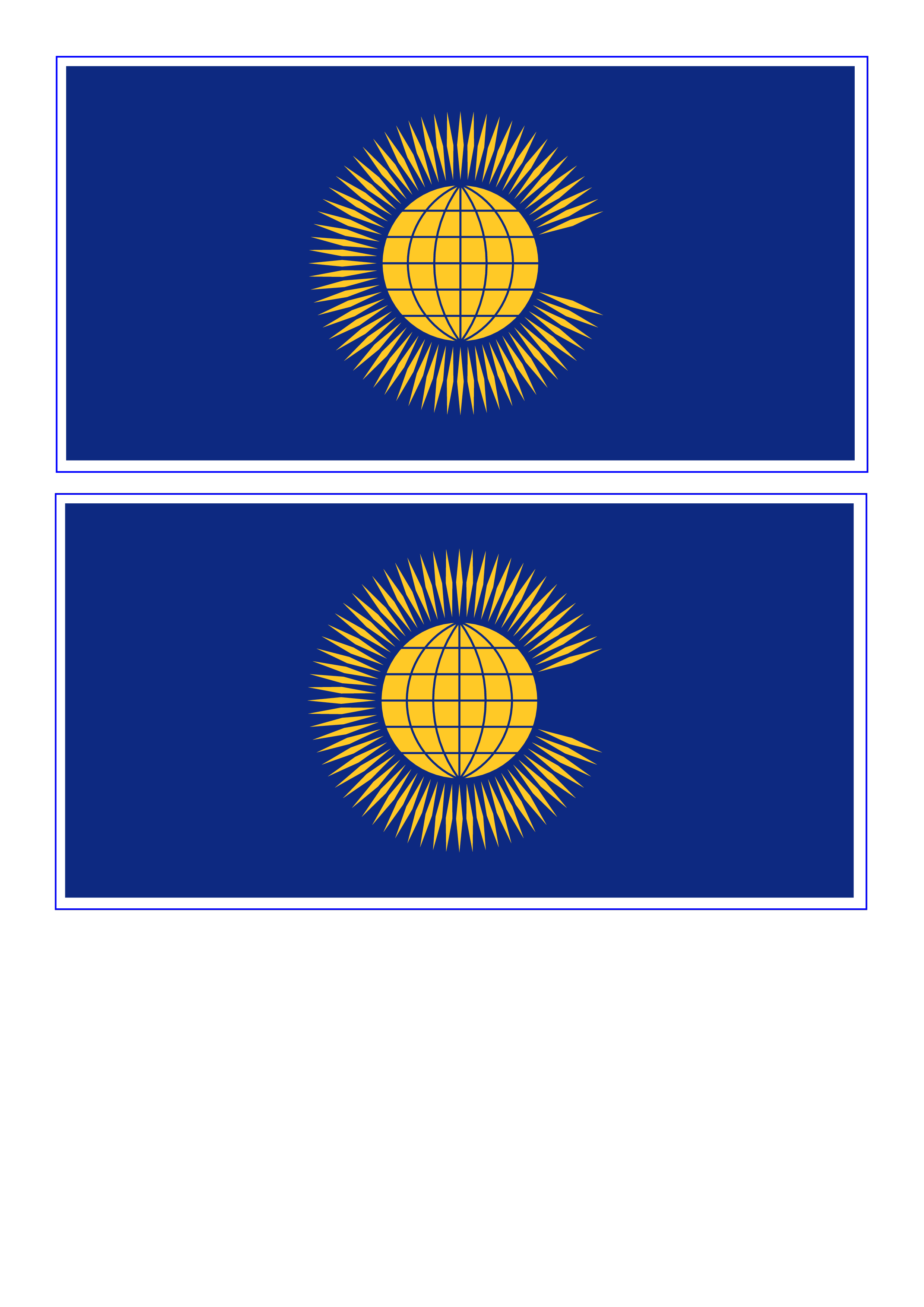 commonwealth flag template