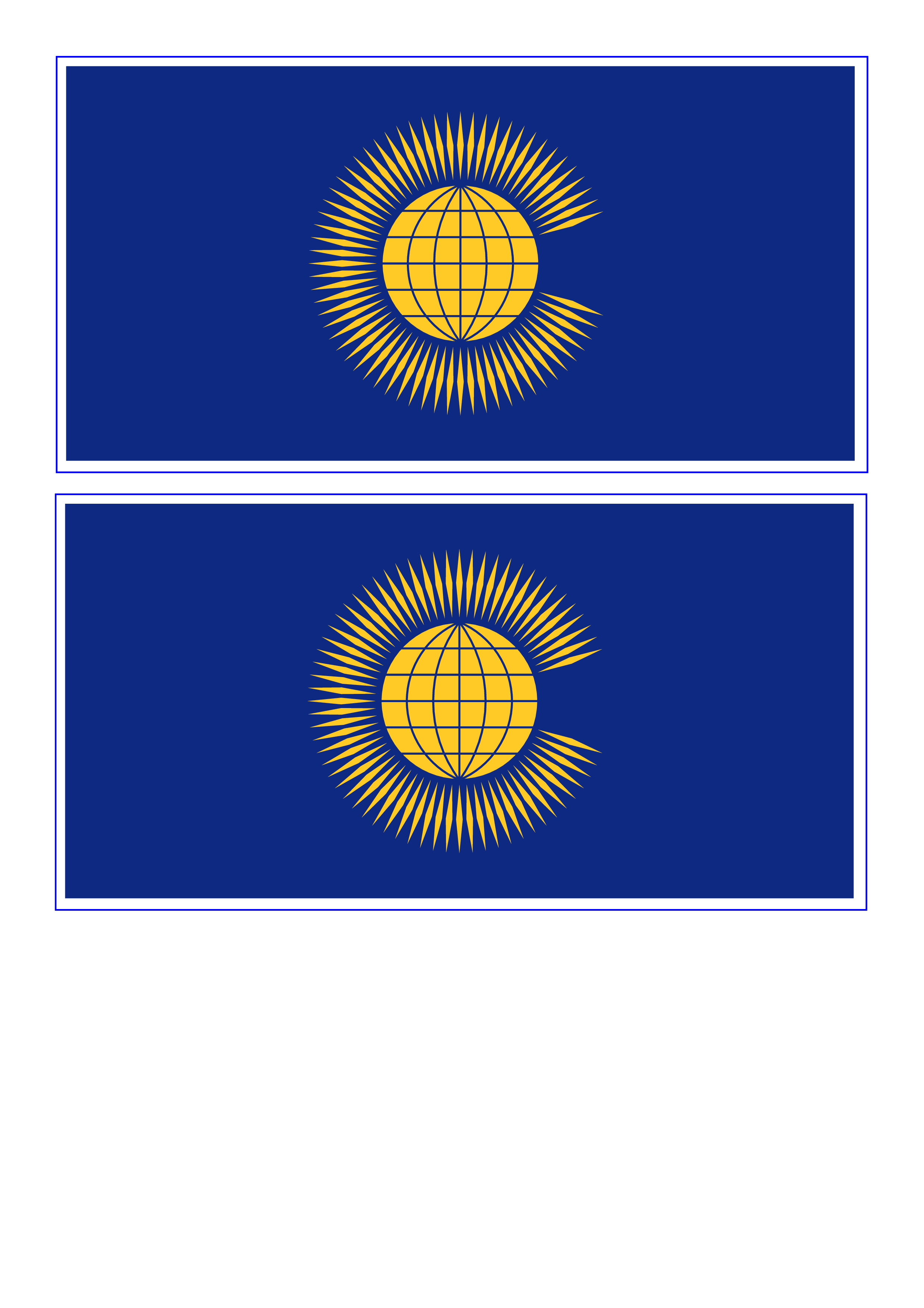 commonwealth flag modèles