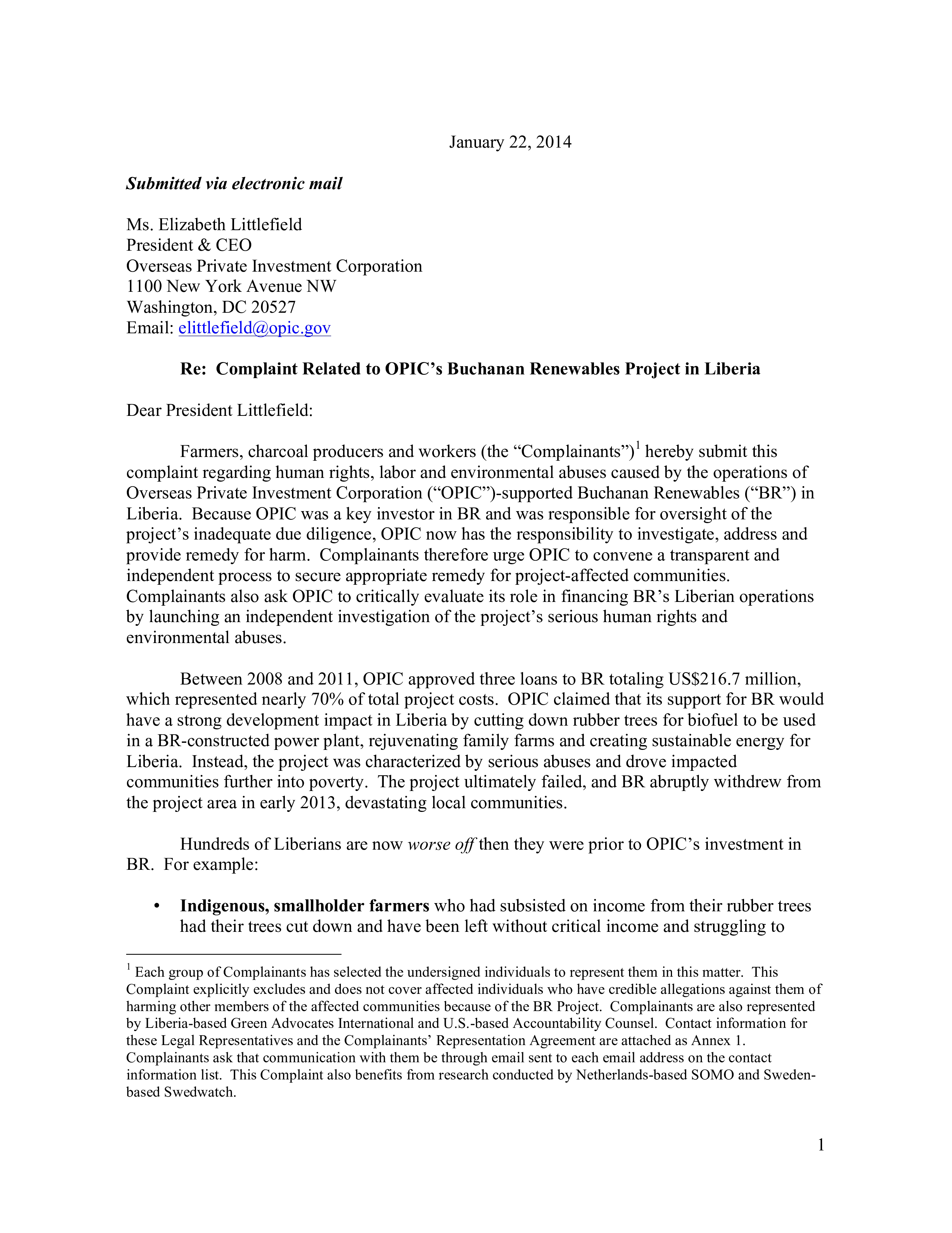 bank loan complaint letter Hauptschablonenbild