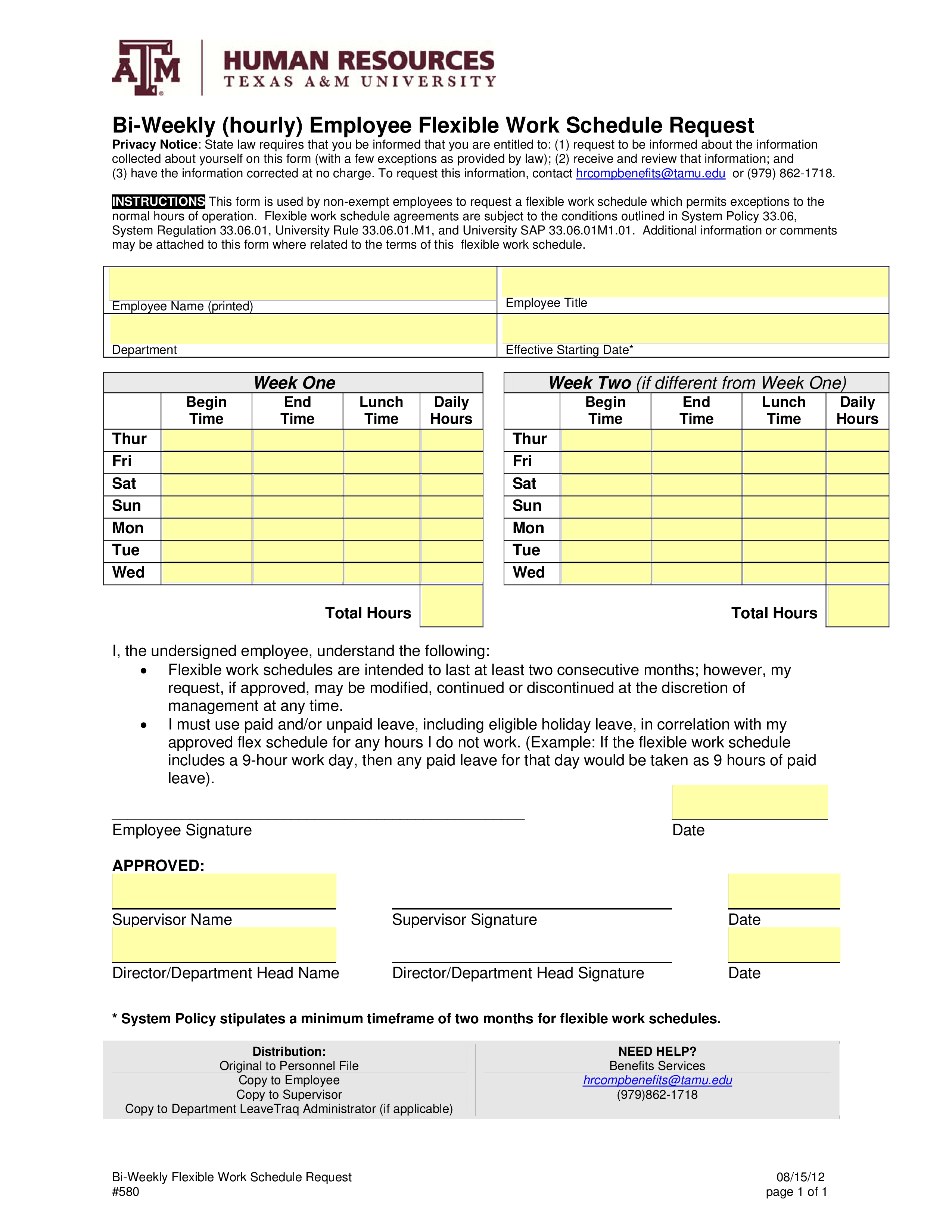 employee request voorbeeld afbeelding 