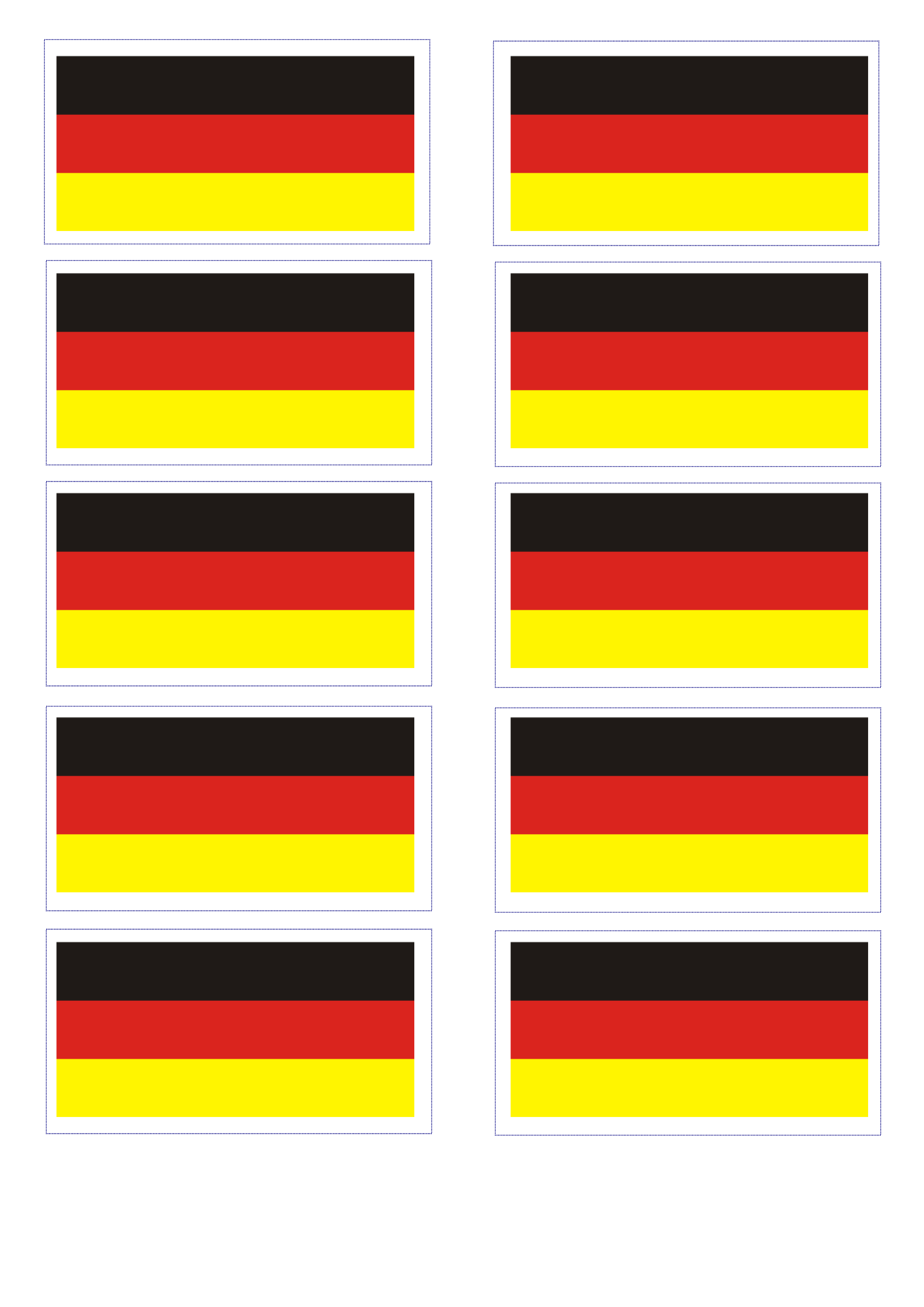 deutsche flagge template