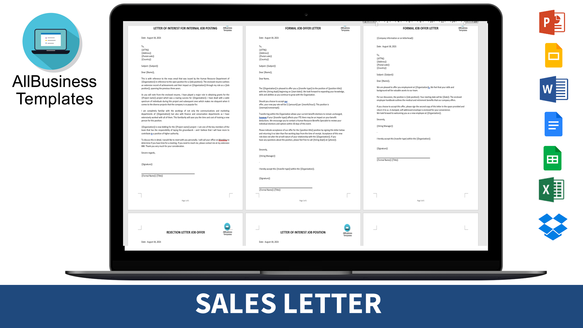 introduction of services letter template