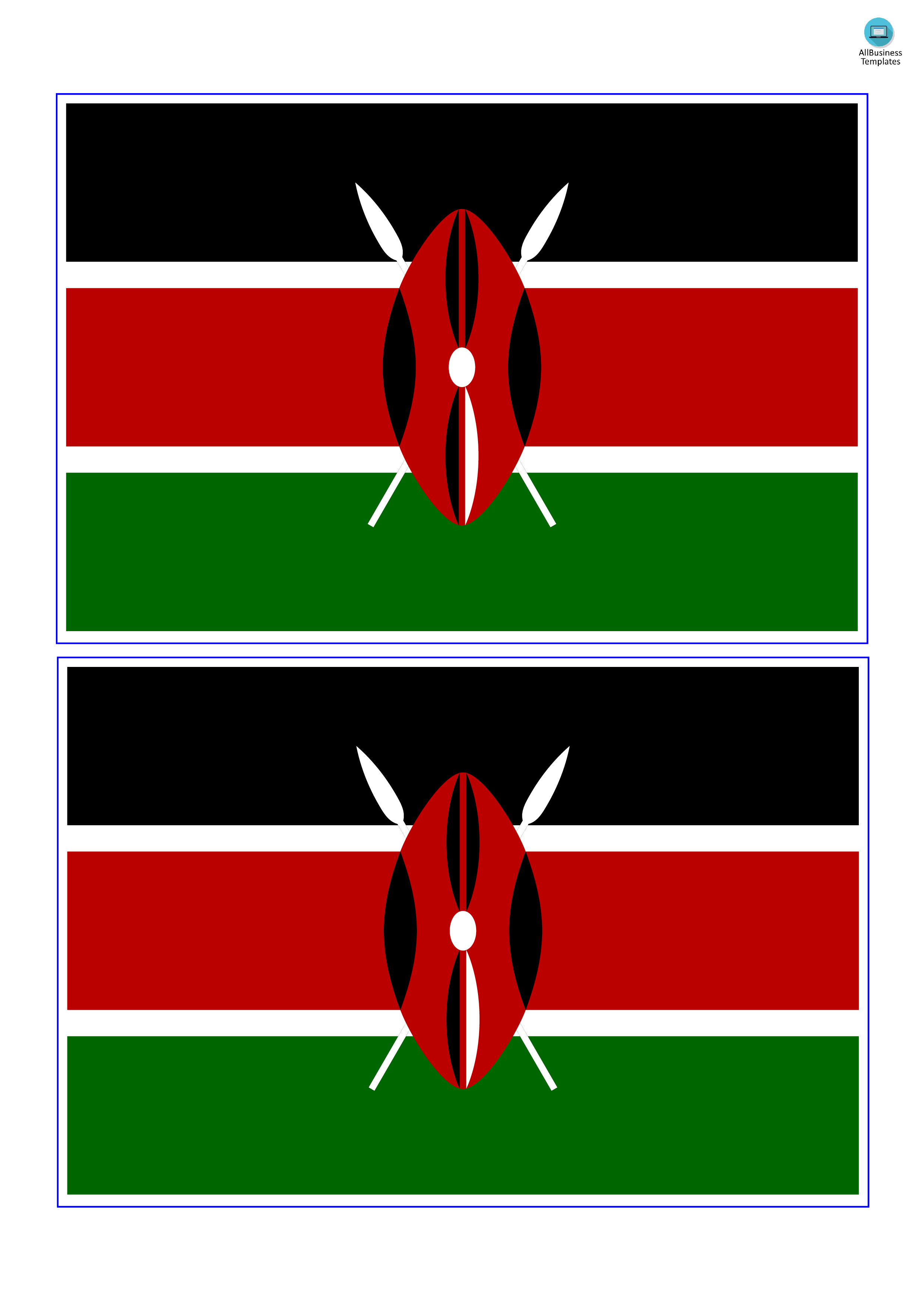 Gratis Vlag van Kenia