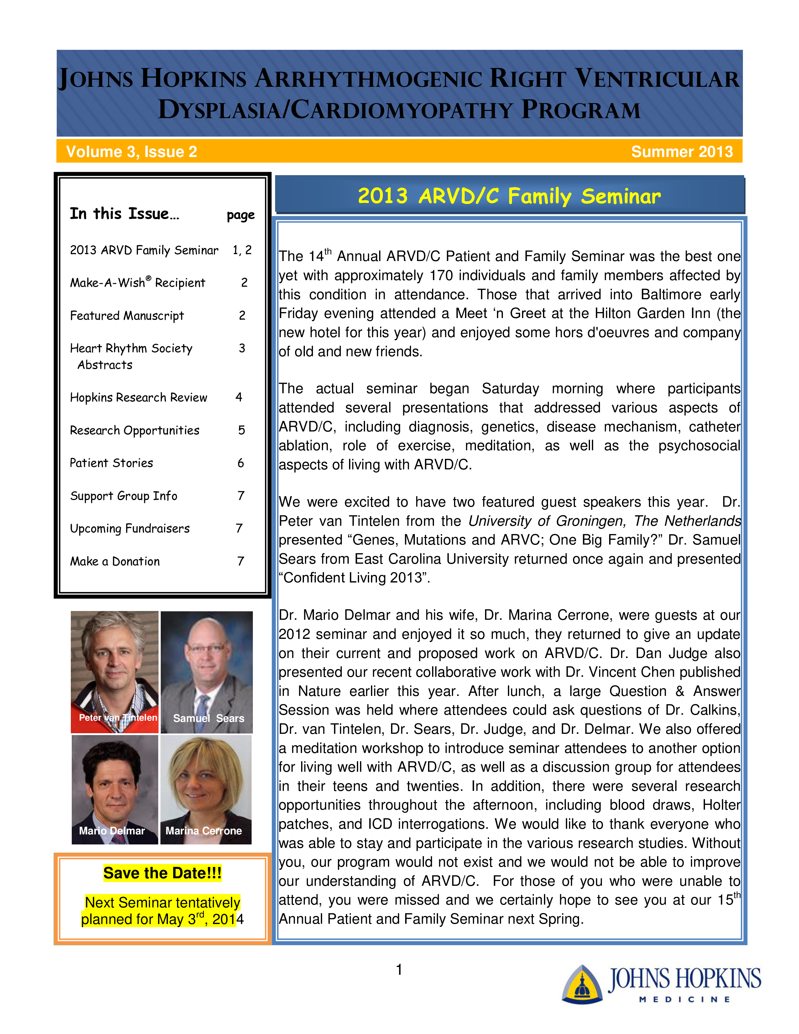 family newsletter template