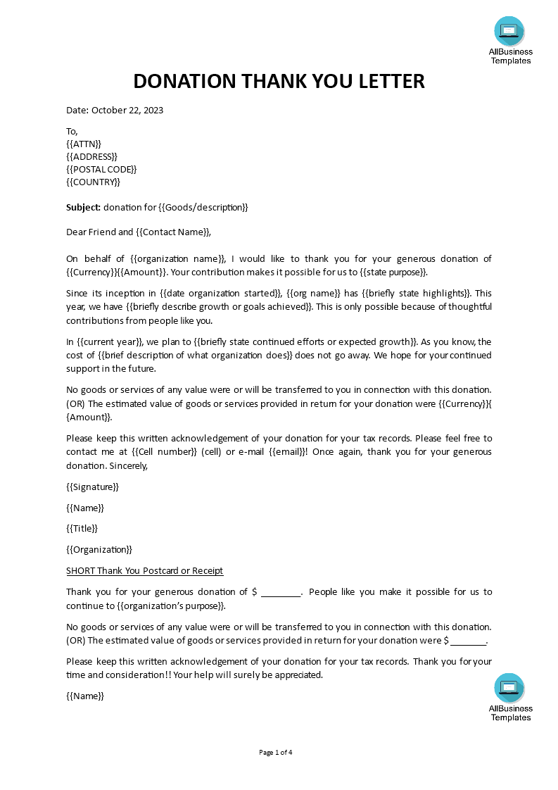 donation request letter sample voorbeeld afbeelding 