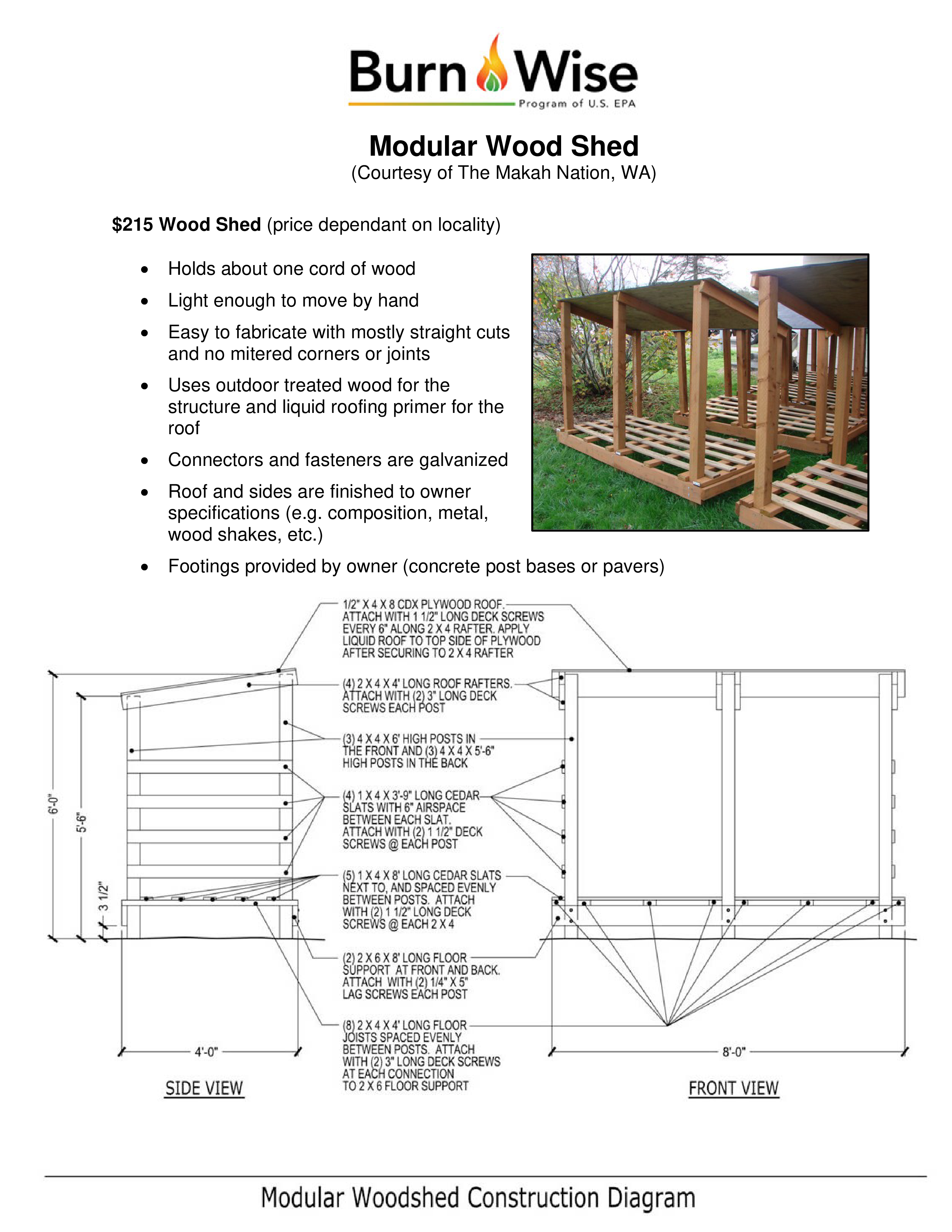 Wood Shed Diagram main image