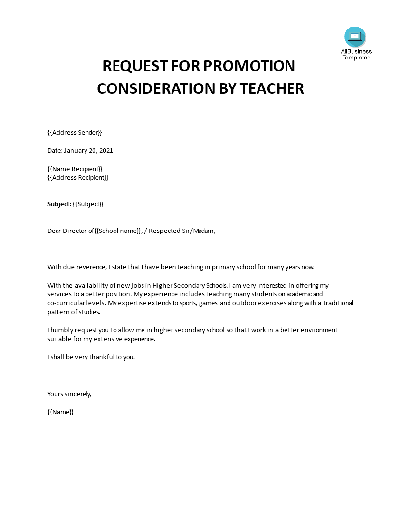 sample letter for salary increase recommendation template