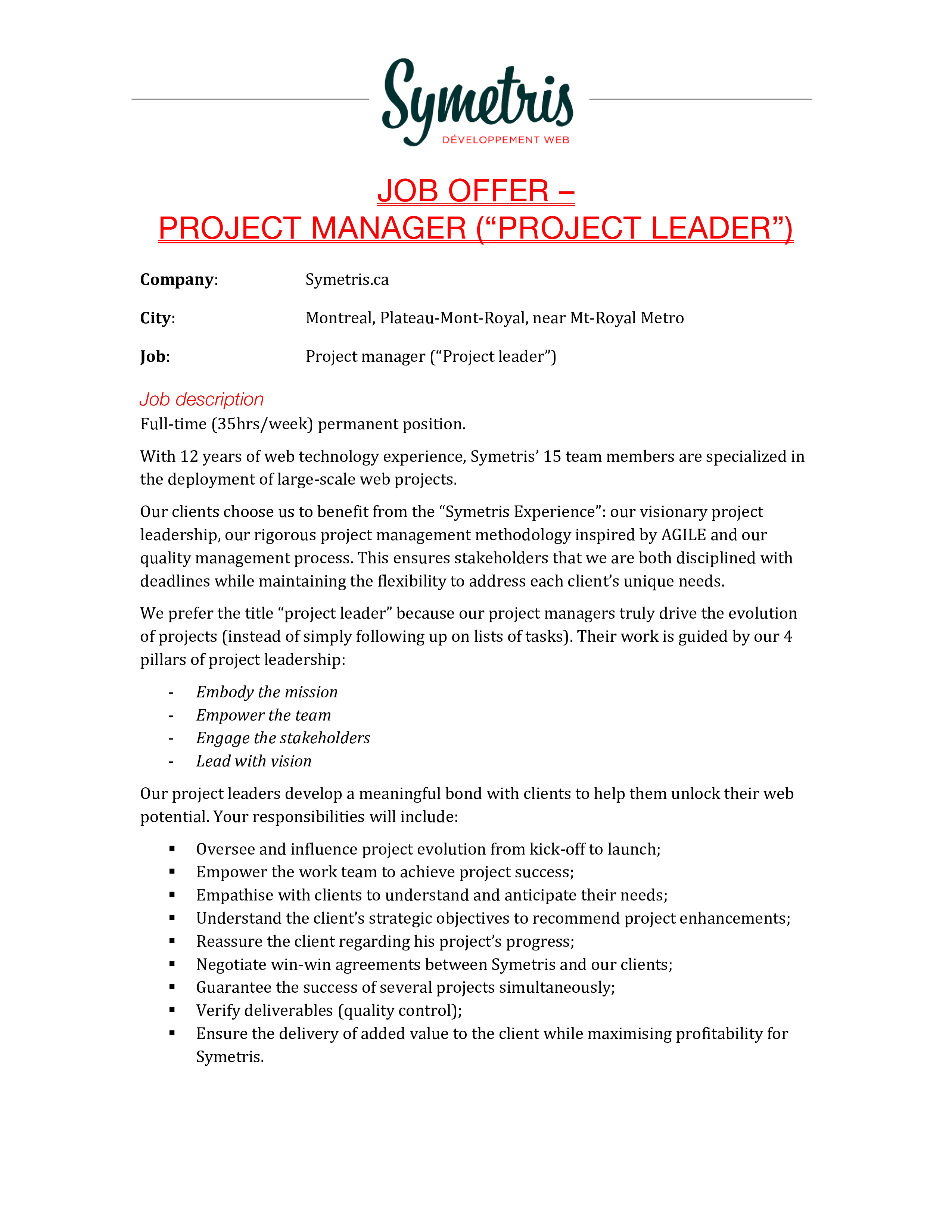 Entry Level Project Manager Jobs Houston