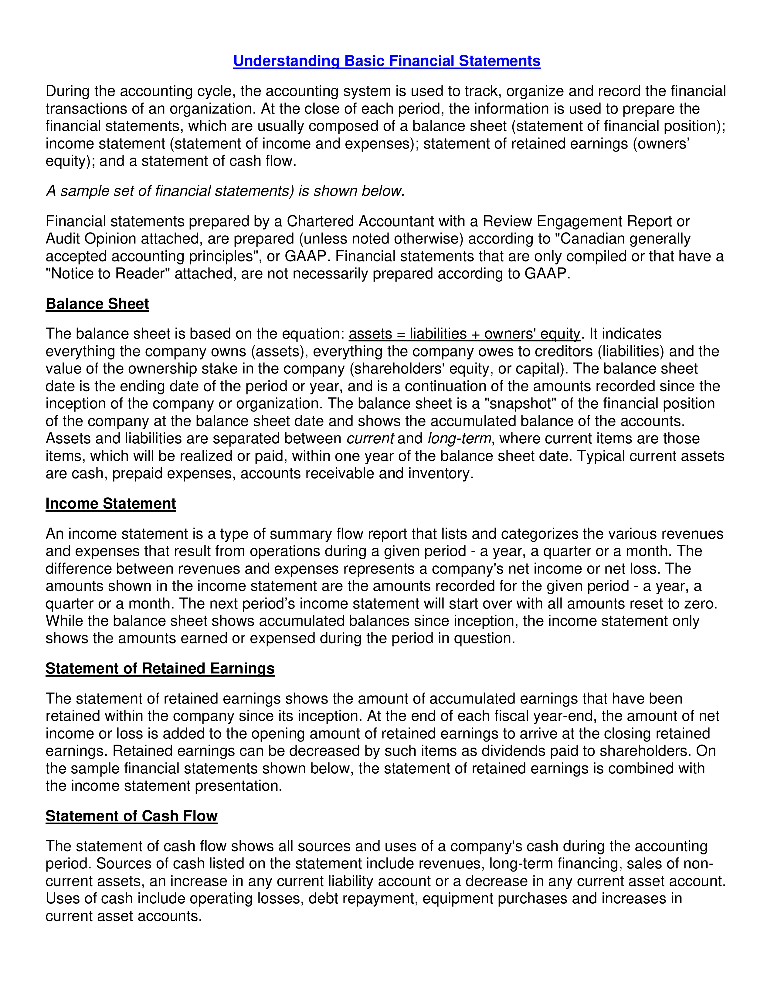 simple income statement format modèles