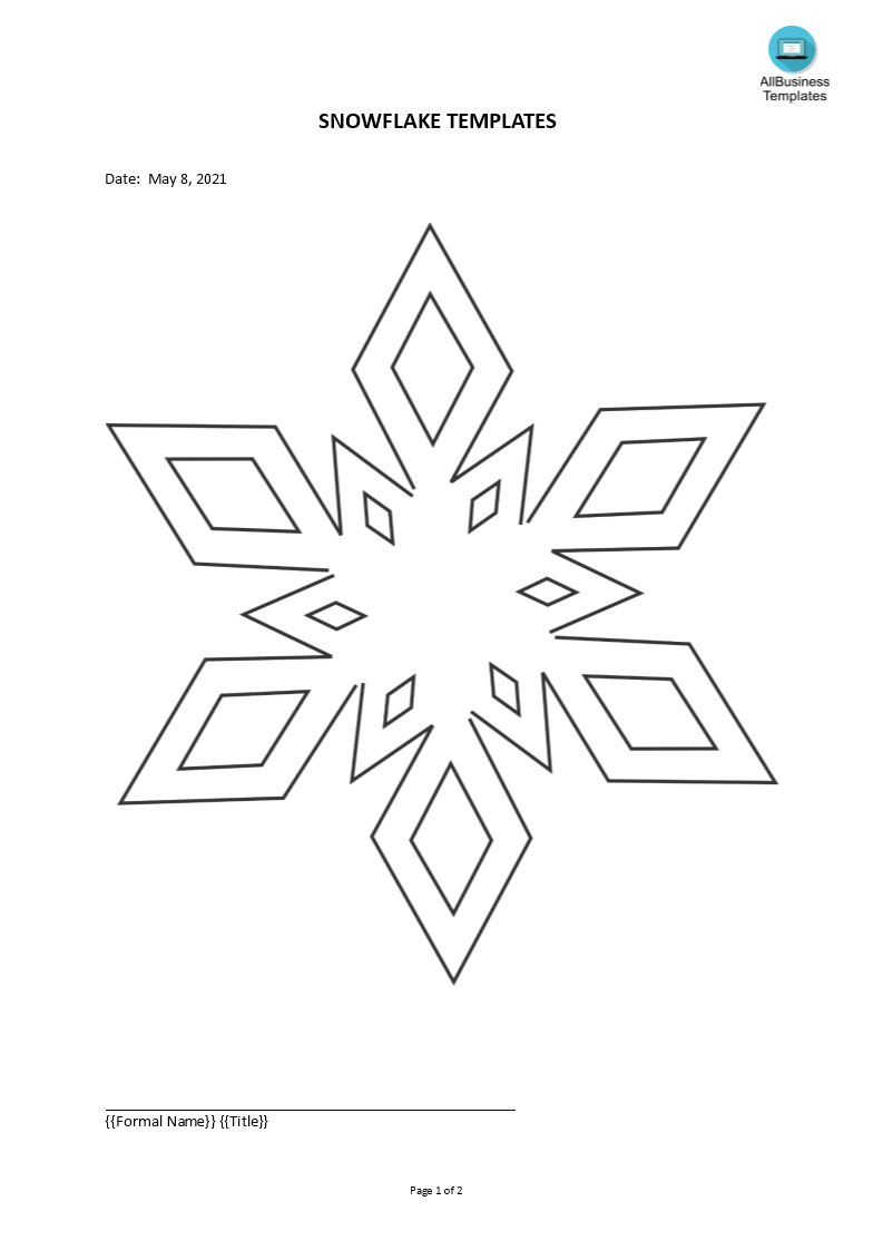 snowflake template plantilla imagen principal