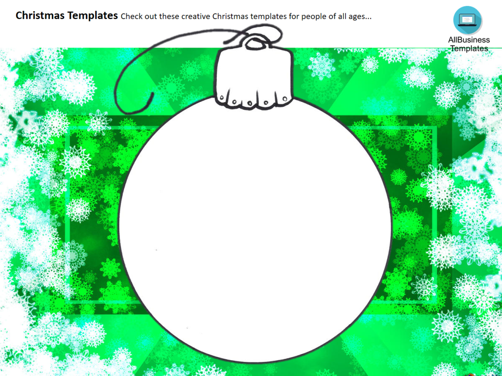 Christmas Ornaments Balls Coloring Page main image