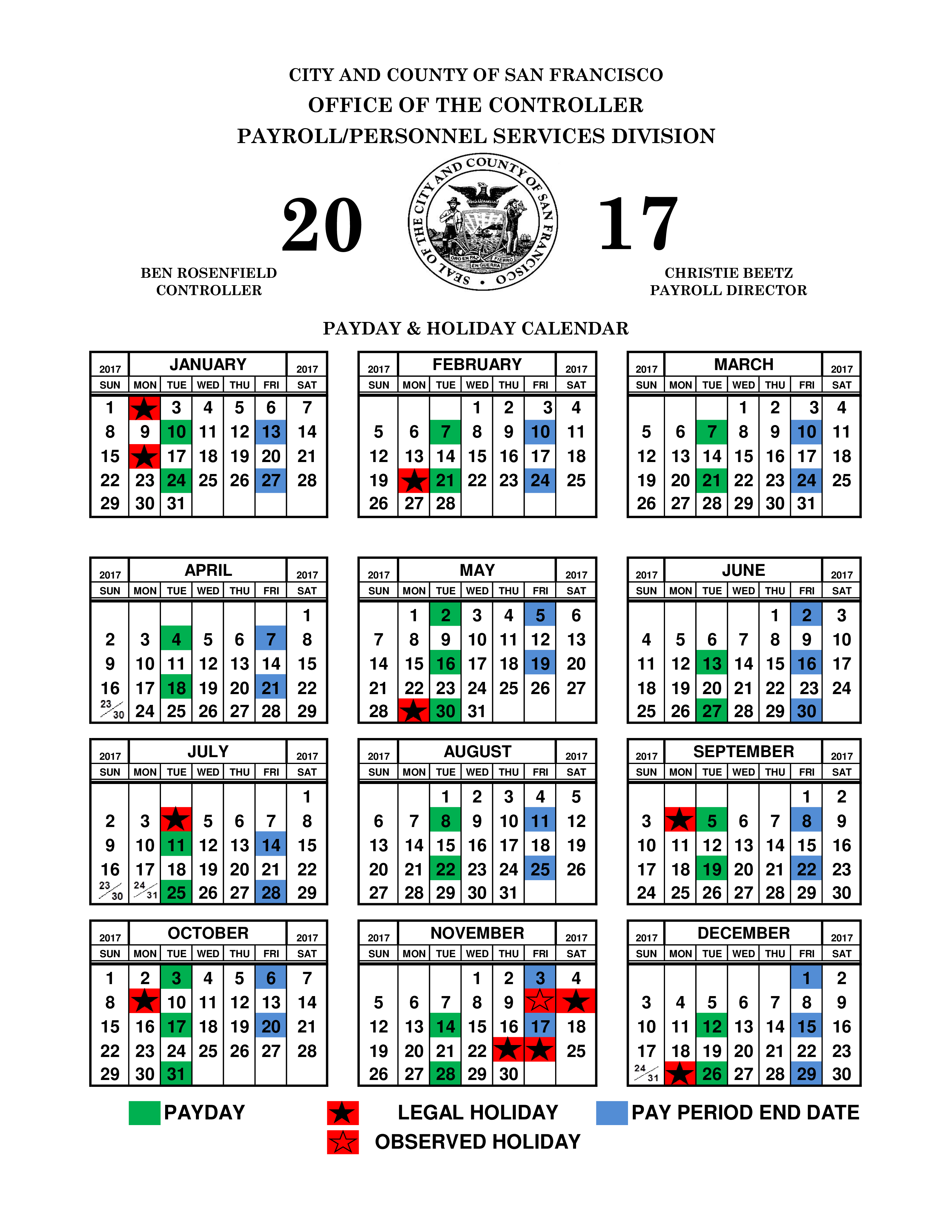 printable Weekly Calendar PDF 模板