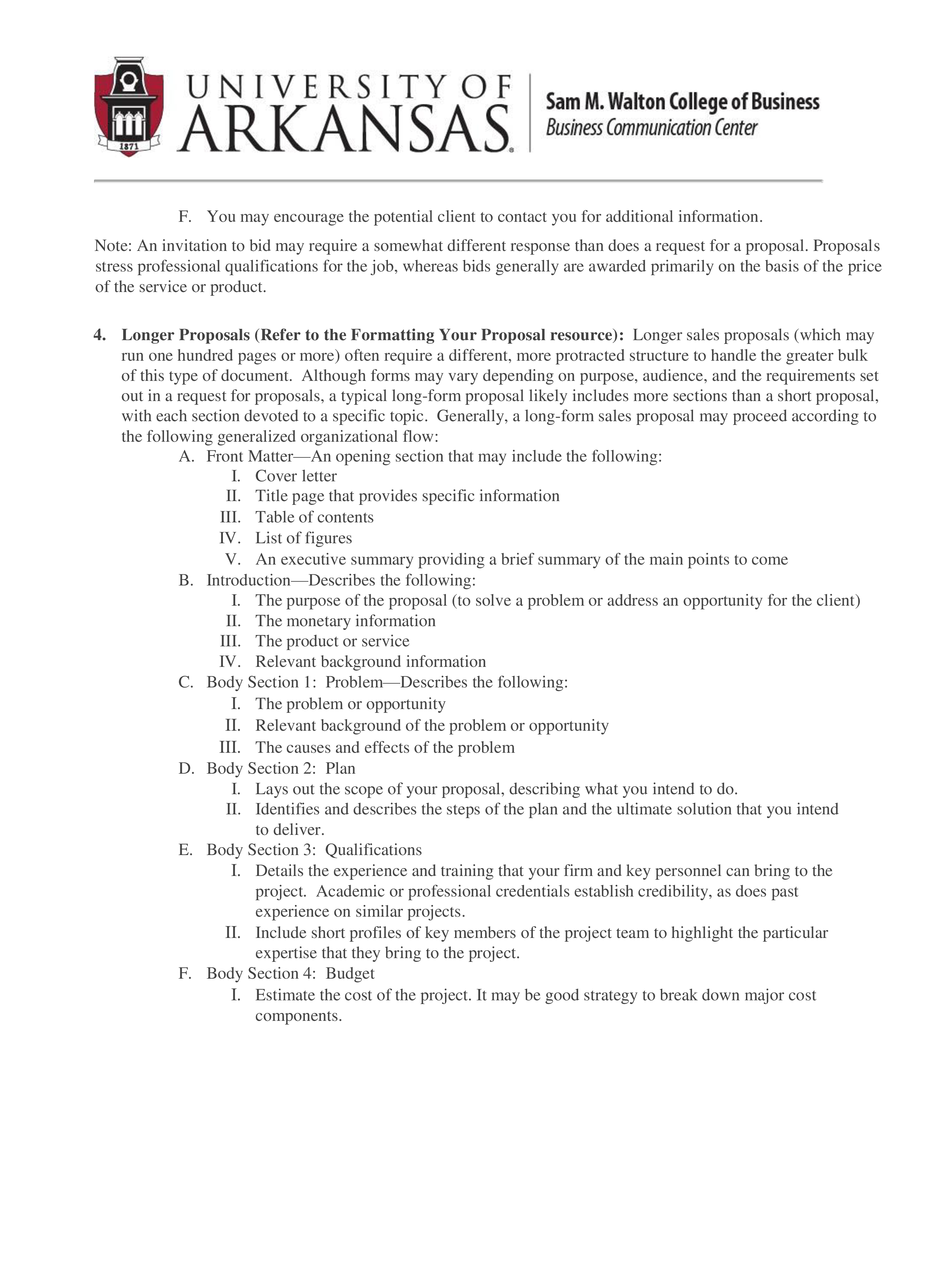 business sales proposal Hauptschablonenbild