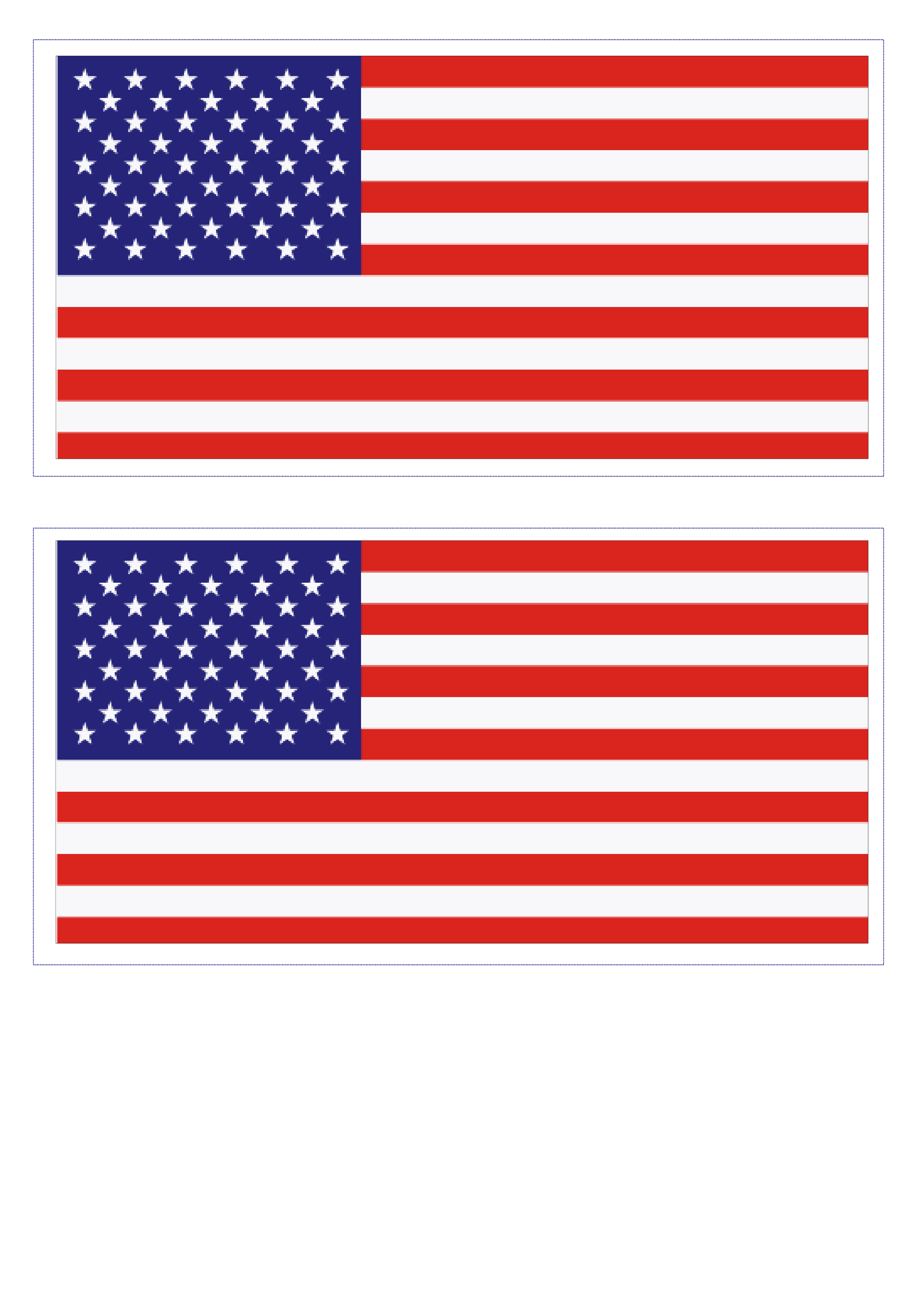 us stars and stripes flag plantilla imagen principal