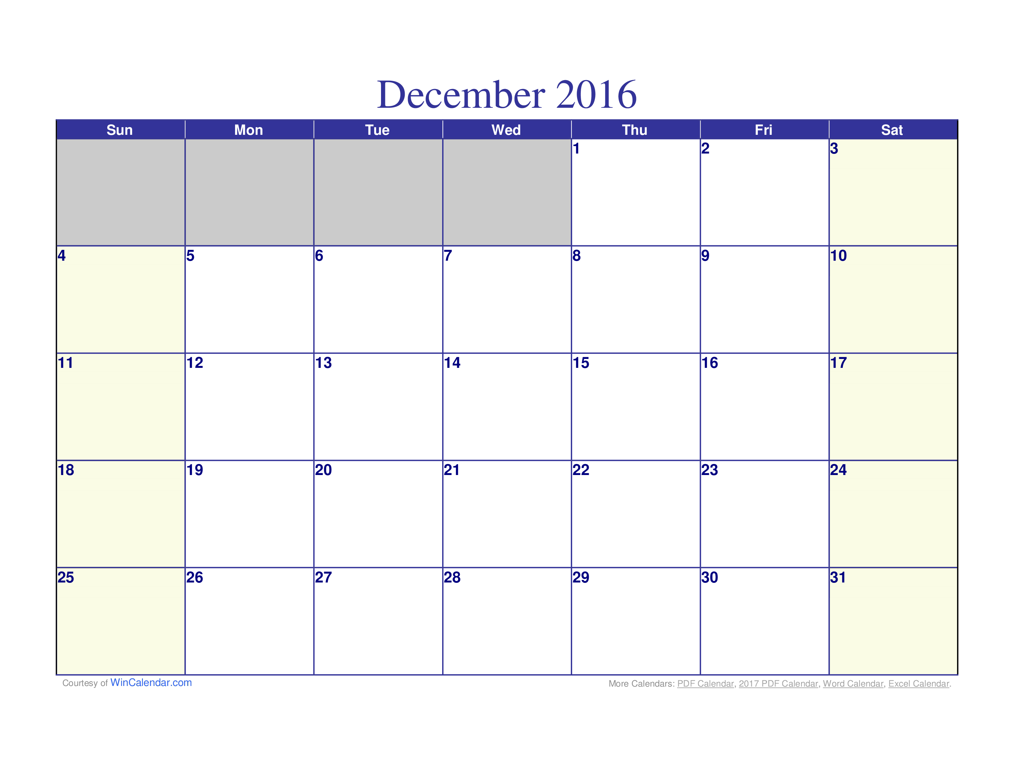  Printable Calendar Monthly Template Allbusinesstemplates