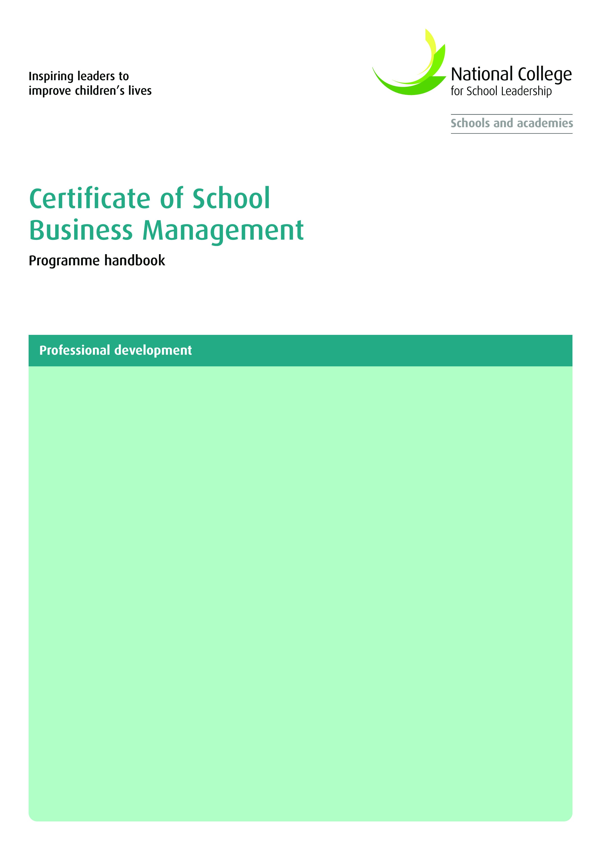 school business management certificate voorbeeld afbeelding 