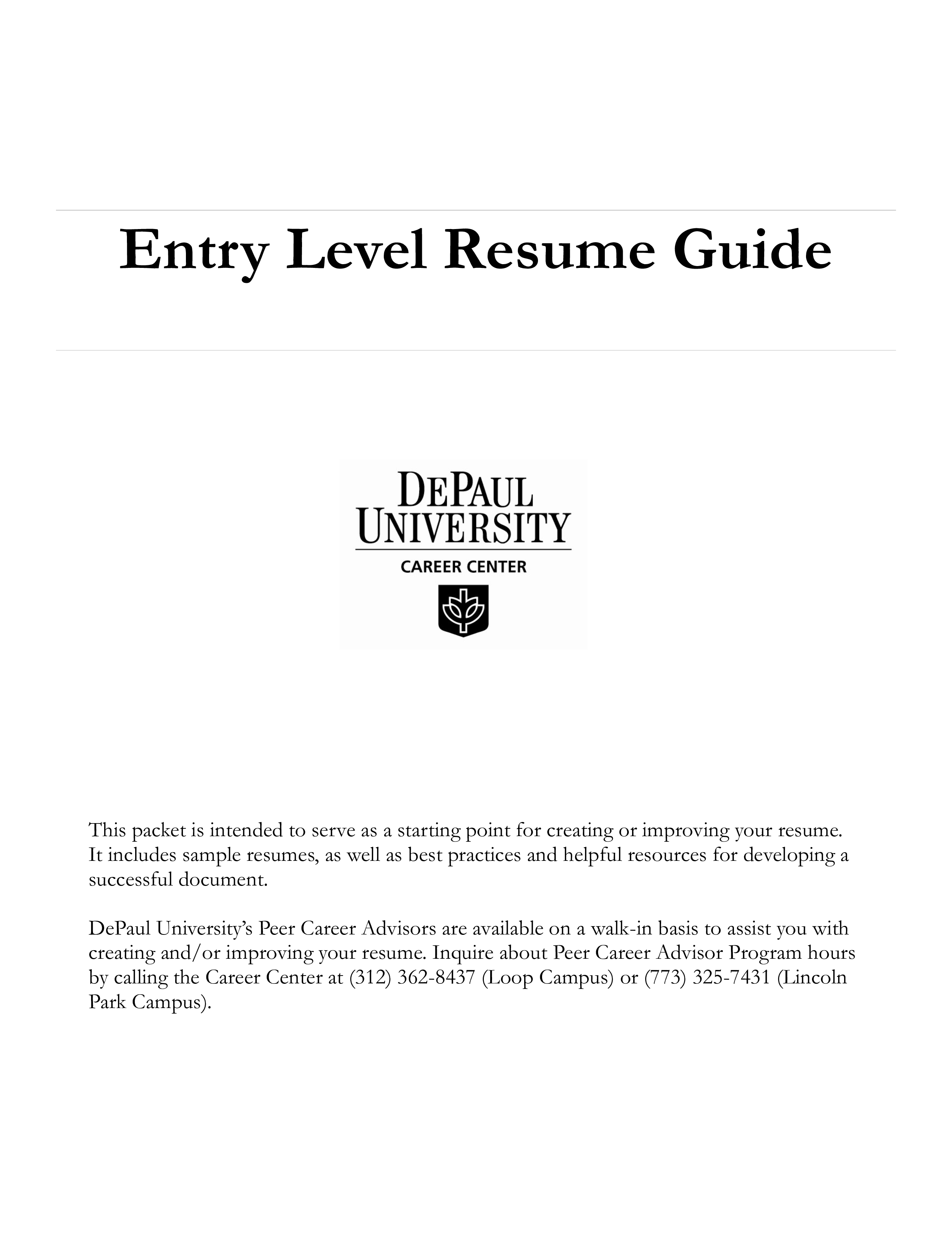 Entry Level Resume For Finance 模板