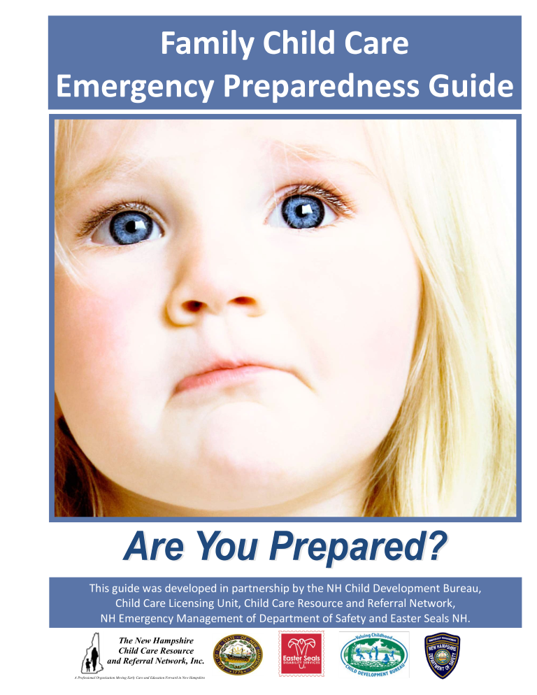 child care basic emergency plan modèles