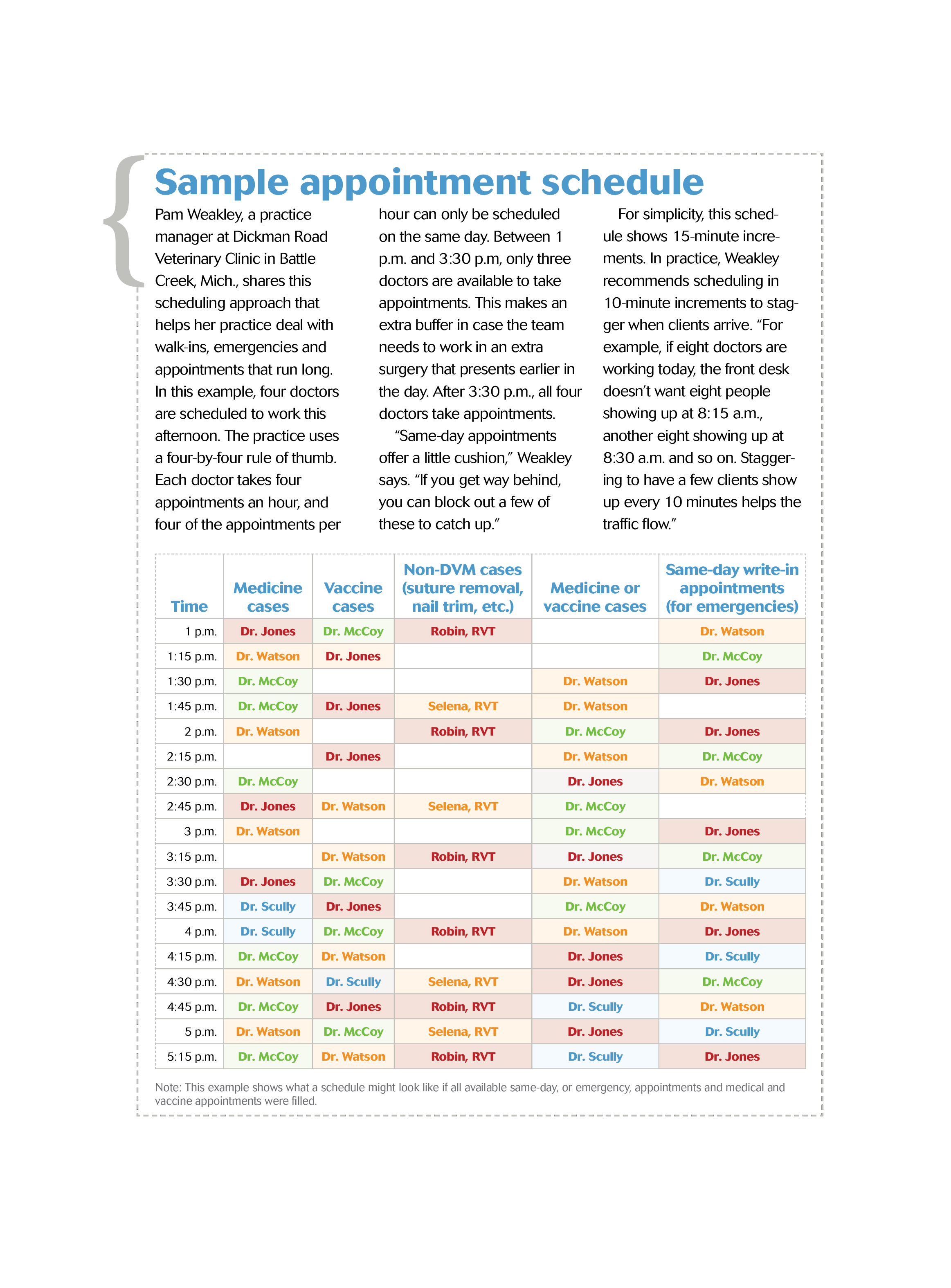 printable appointment schedule modèles