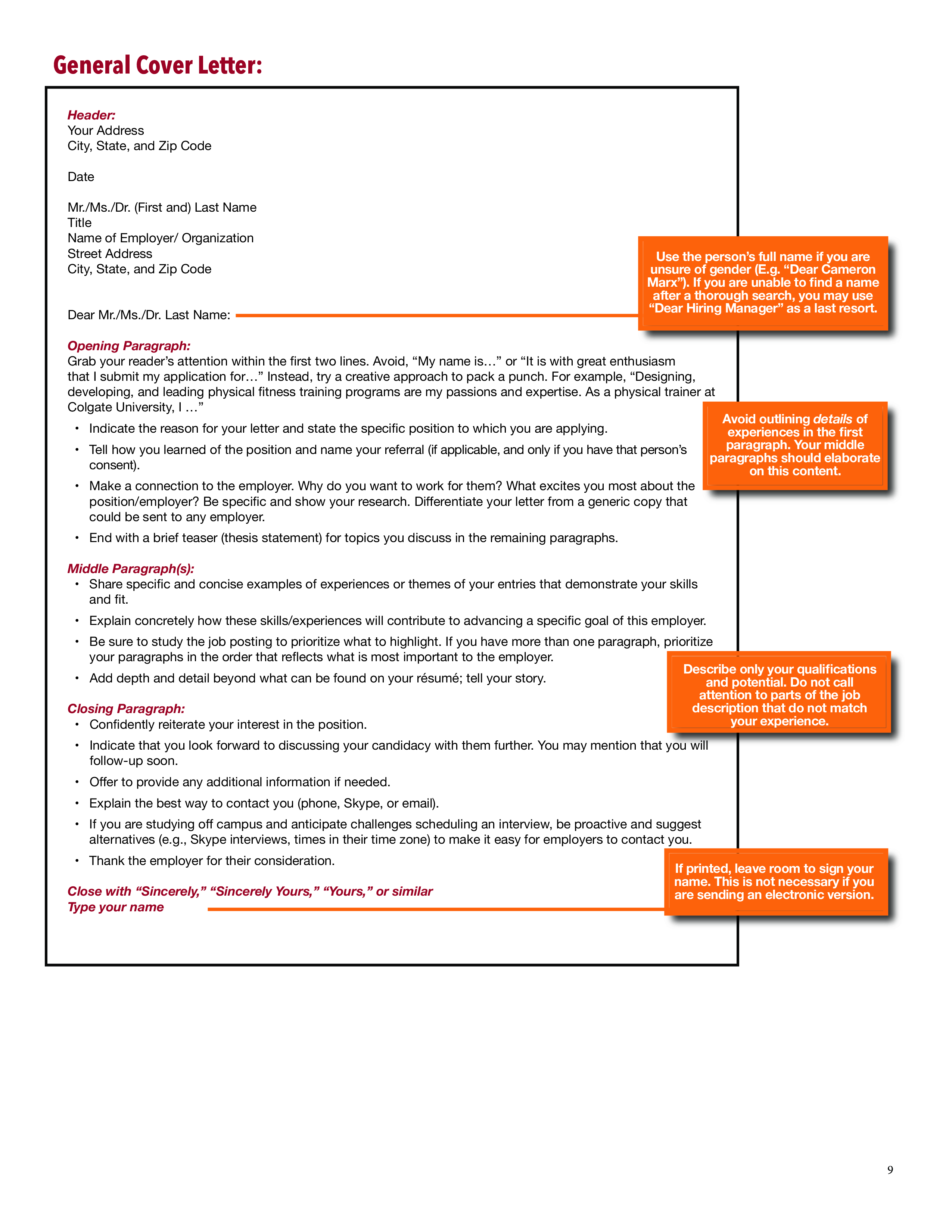 cv and application cover letter templates template