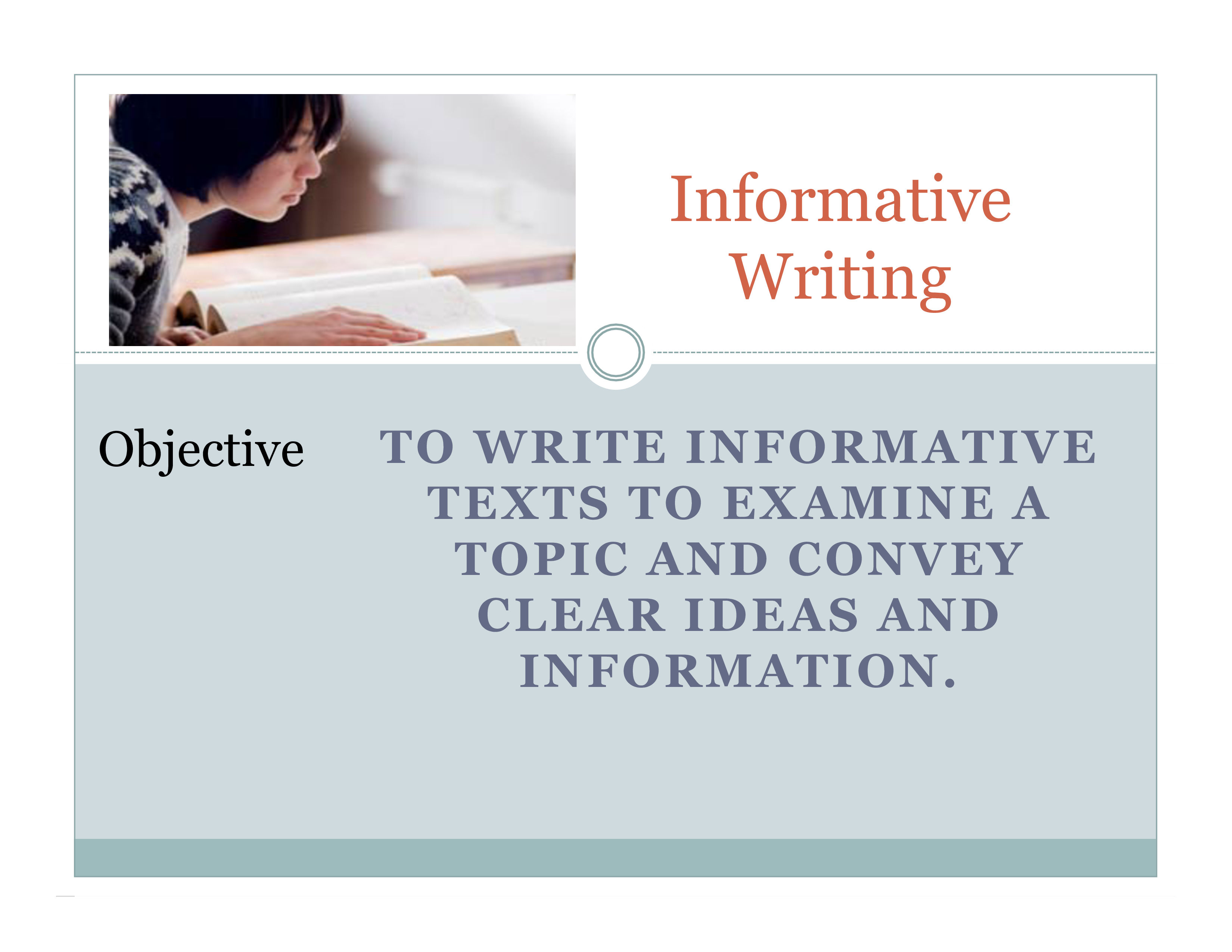 Sample Short Informative Essay main image