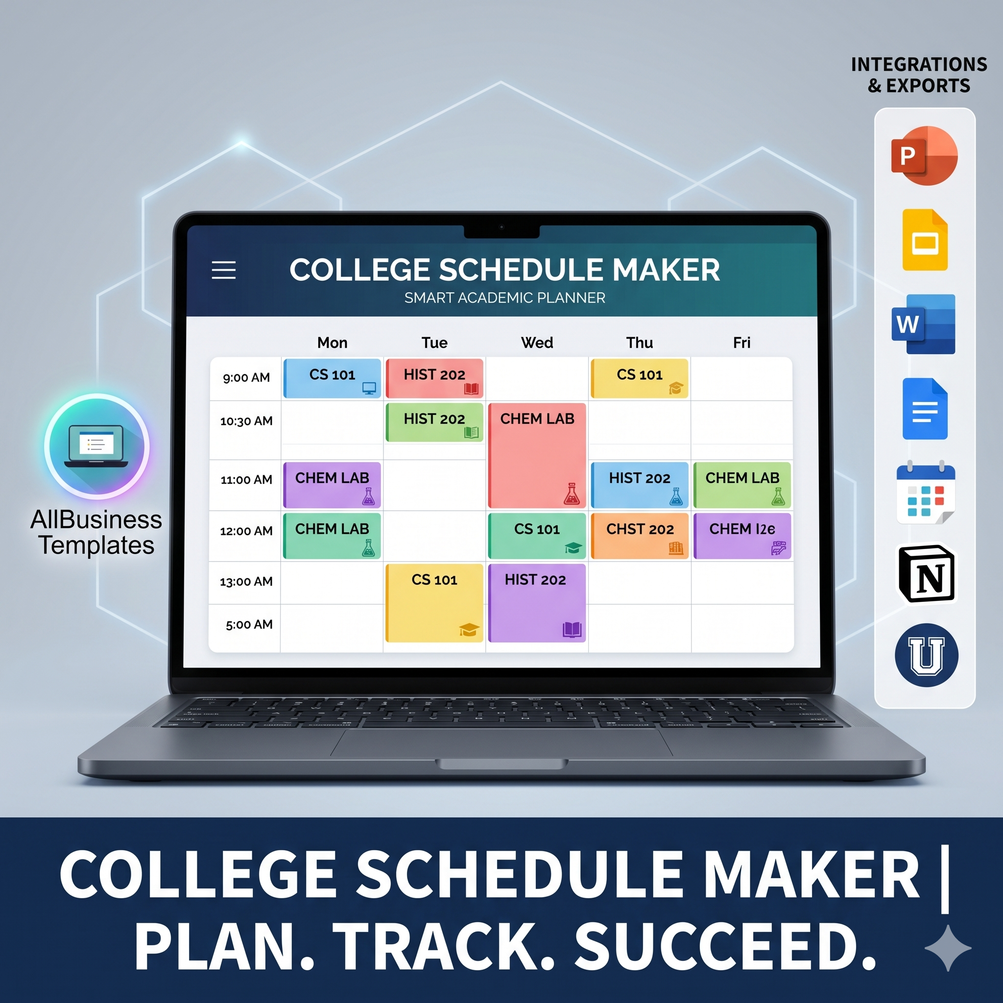 College Schedule Maker