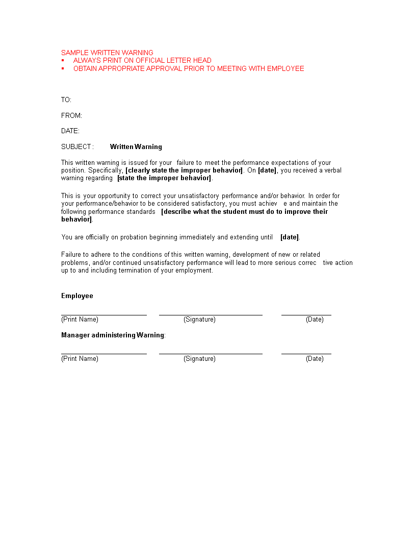 Sample Employee Termination Letter For Poor Work Quality from www.allbusinesstemplates.com