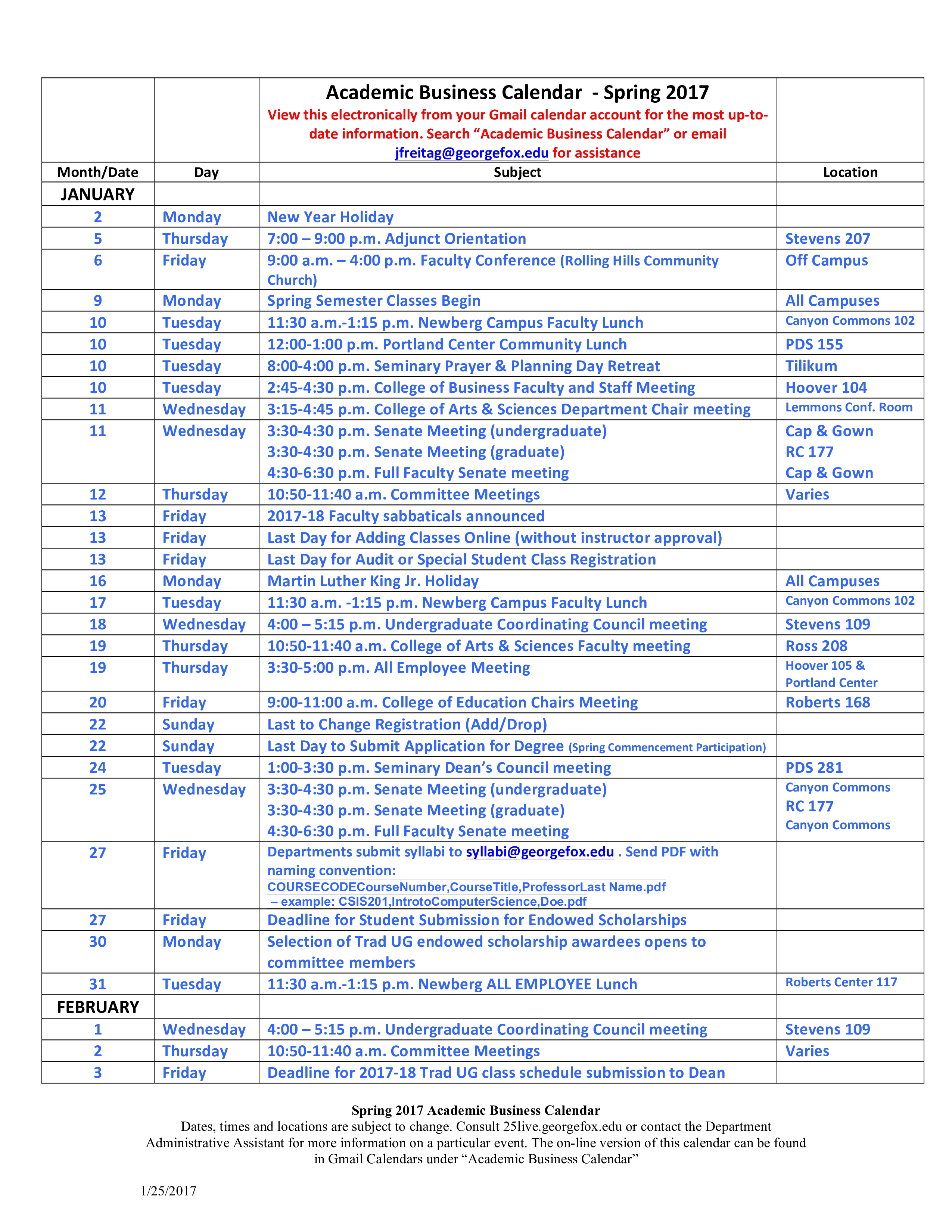 business calendar voorbeeld afbeelding 