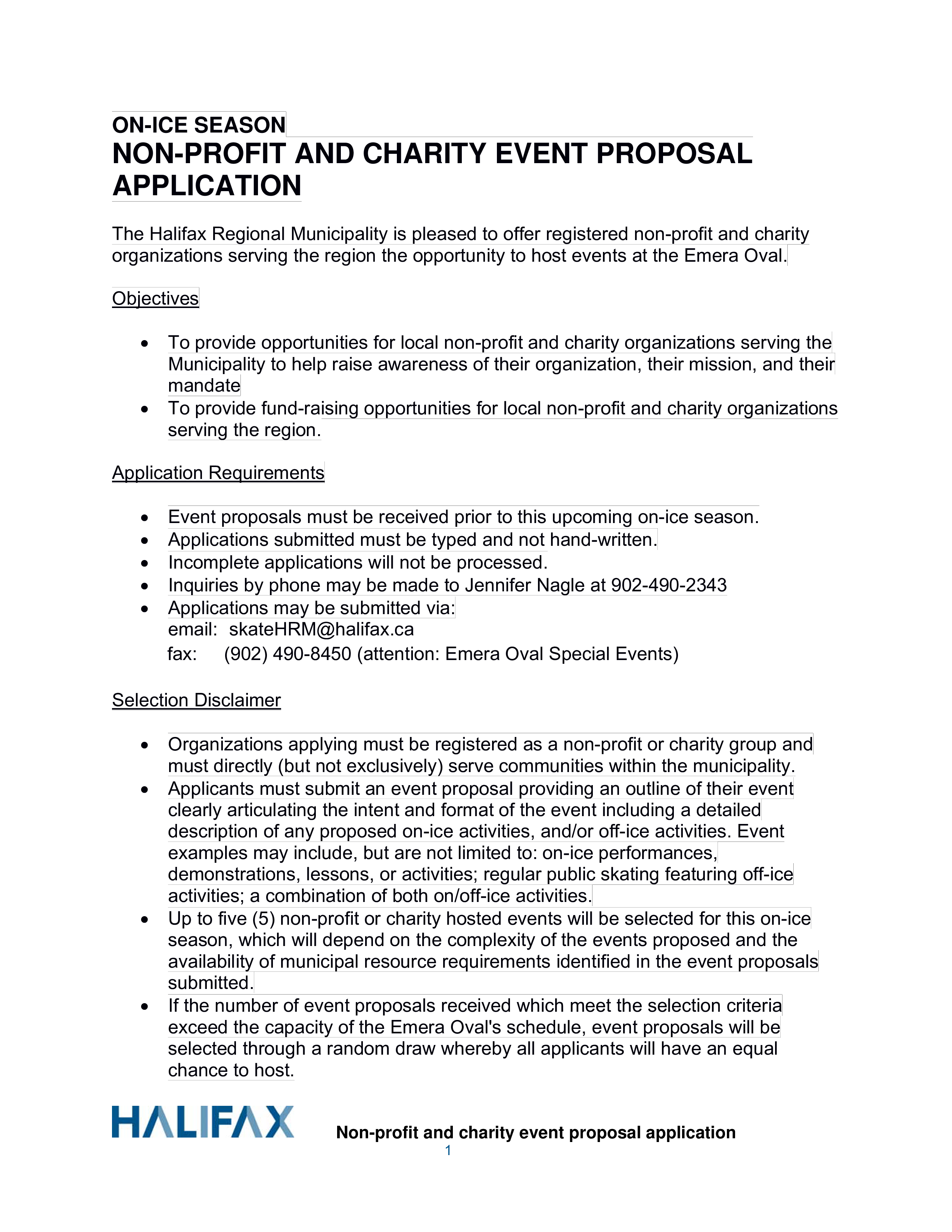 Charity Event Proposal Templates at