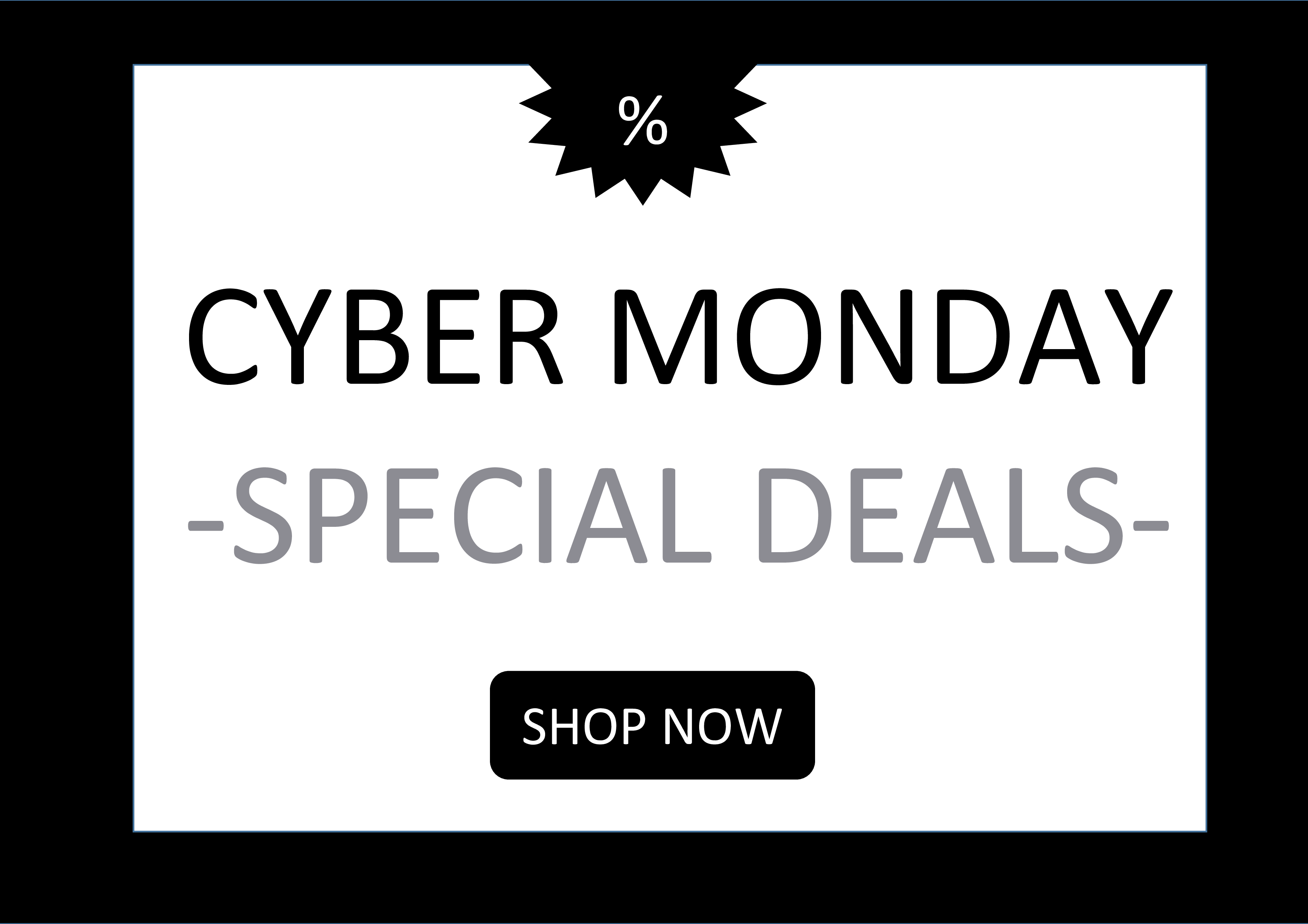 Cyber Monday Sales Poster main image