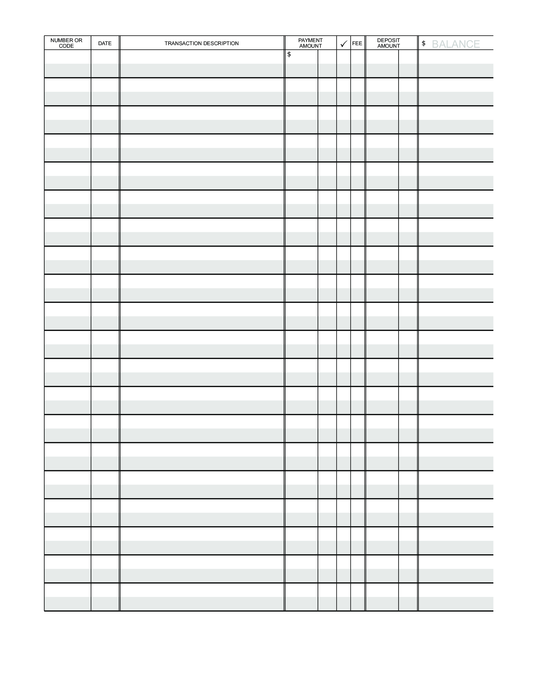 Free Printable Accounting Paper