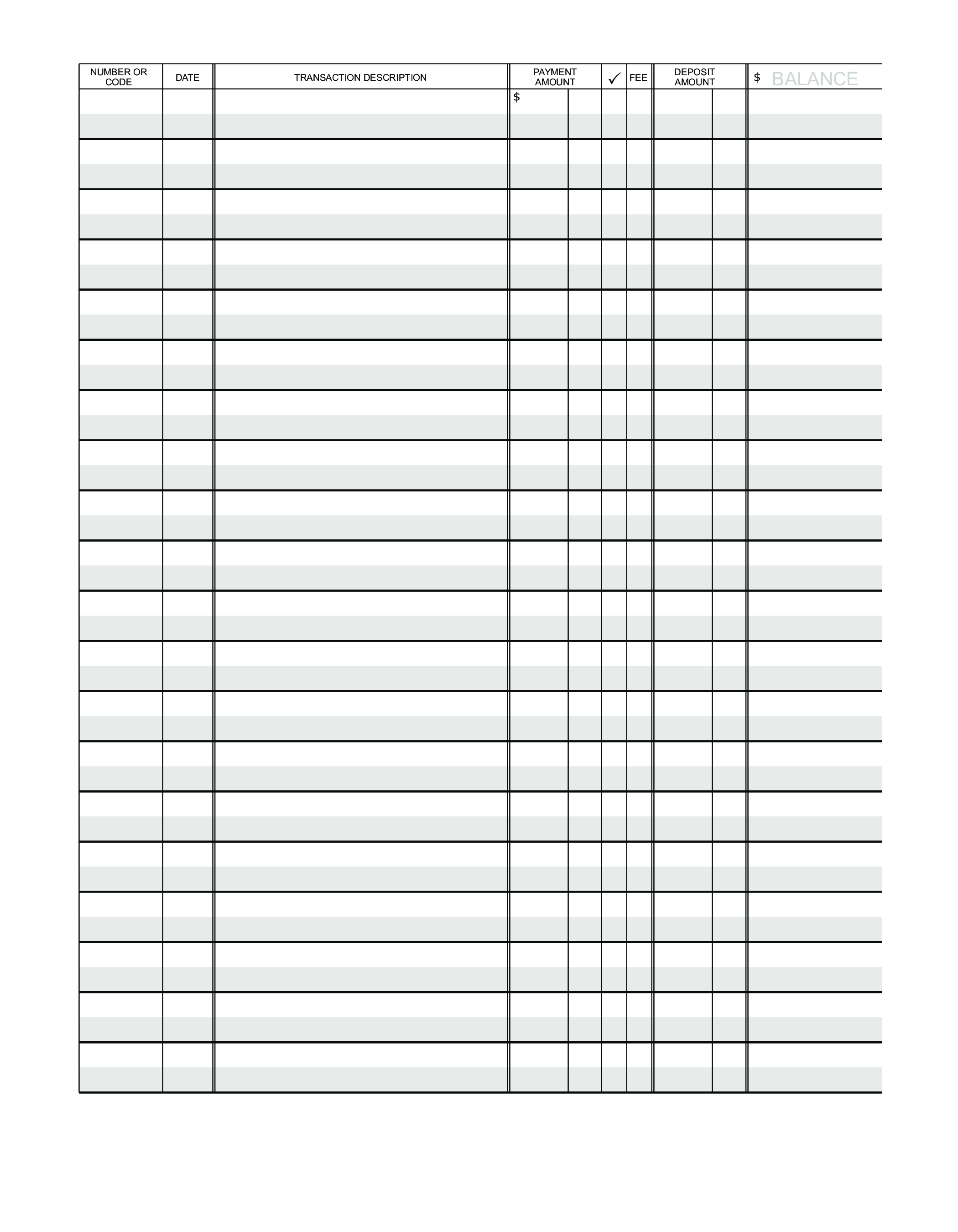 Free Printable Ledger Sheets Printable Free Templates Download